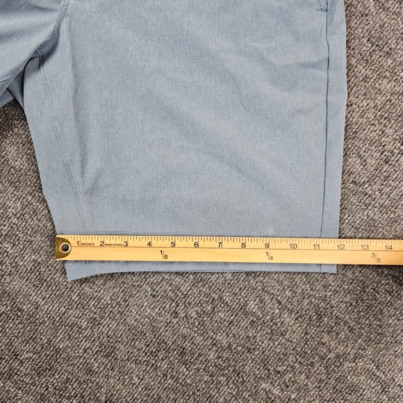 Under Armour UA Mantra Shorts Men's 38 HeatGear Loose Fit Lightweight Blue 10" - Picture 8 of 10